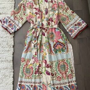 Zara Floral Kimono Robe